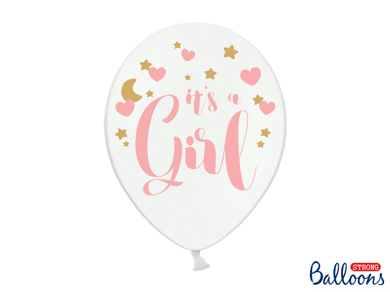 Ballon It´s a girl 6 stk