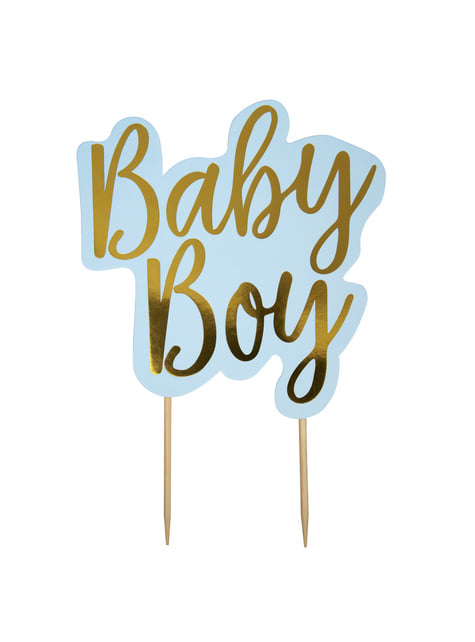 Cake toppers: Baby boy