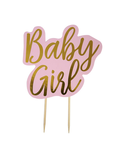 Cake toppers: Baby girl