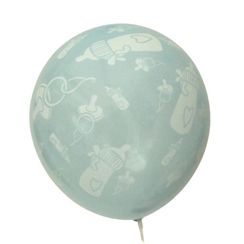Baby ballon lyseblå 10 stk