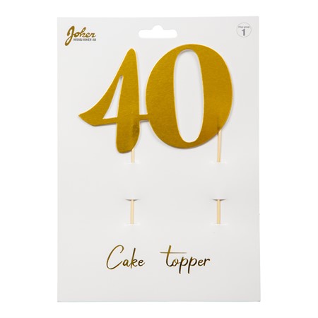 Cake toppers: 40