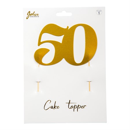 Cake toppers: 50