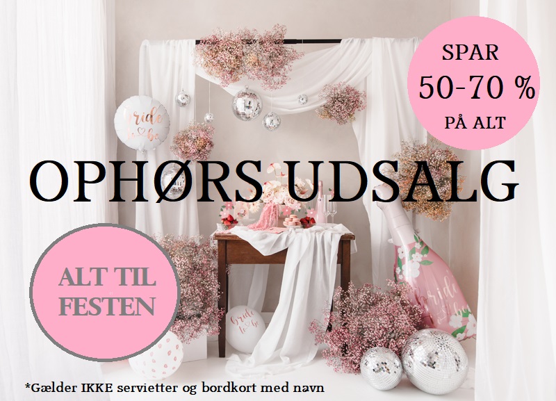 OPHØRS UDSALG