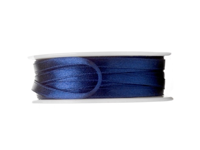 Silkebånd mørkeblå 3 mm, 6 mm, 15 mm, 38 mm