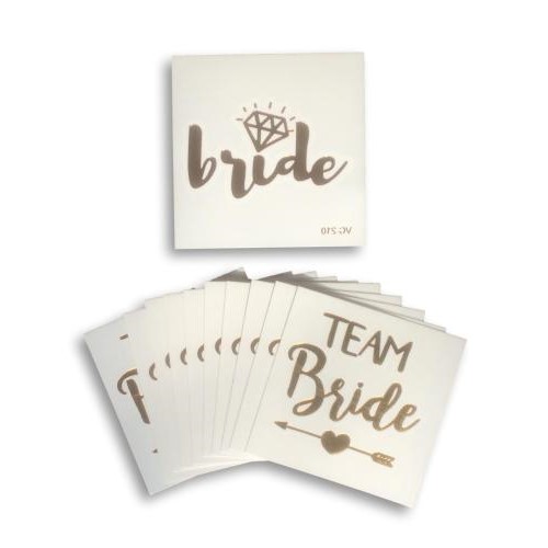 Bride + Team bride tatoveringer 11 stk