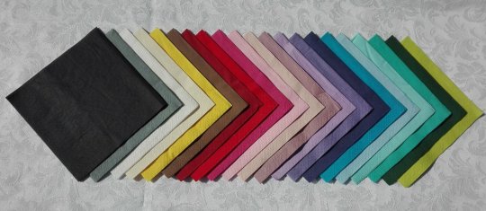 Ensfarvede frokost servietter 33x33 cm